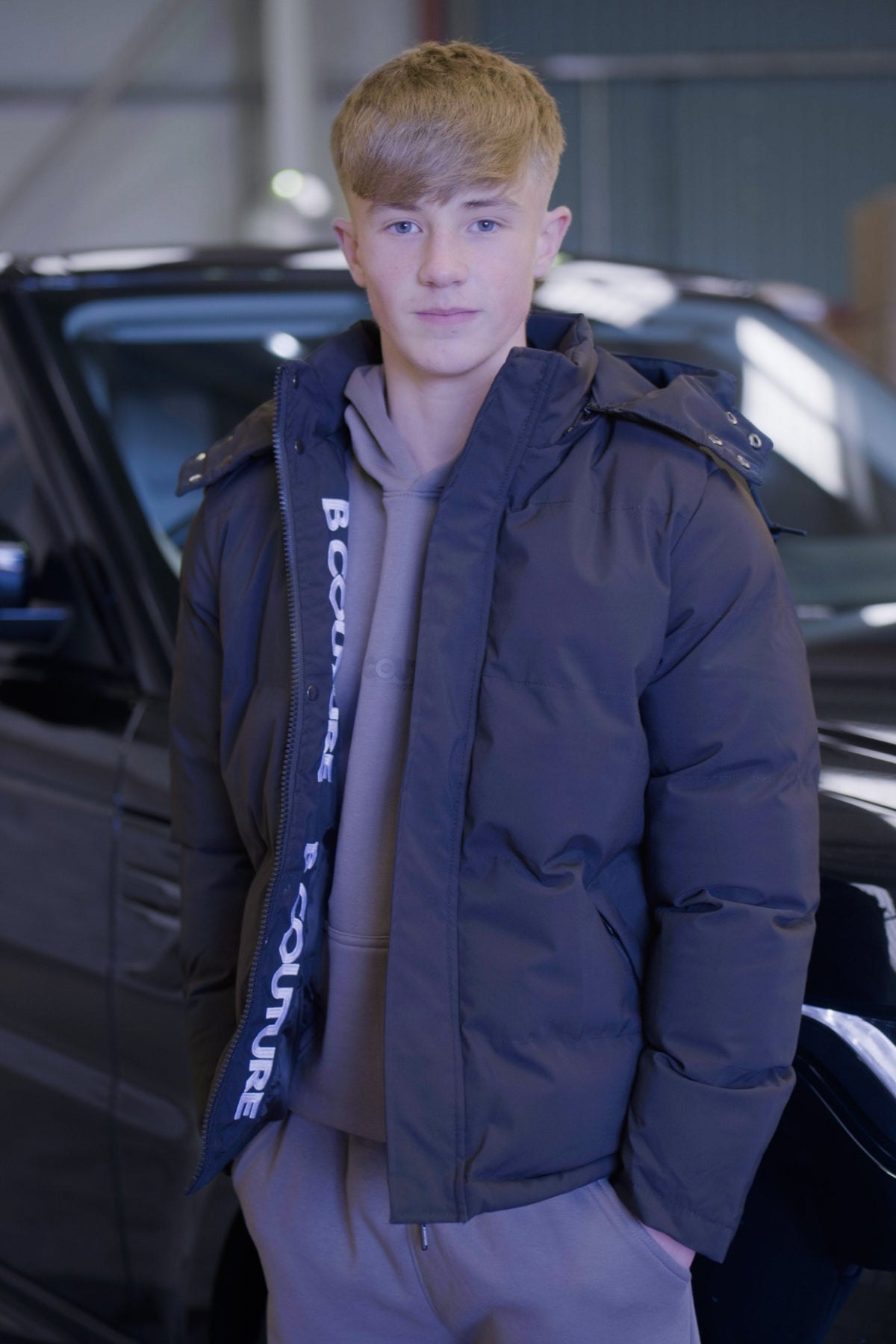 Earlham Puffer Jacket - Black